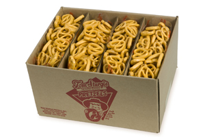 No Surface Salt Little Cheesers Pretzels - Small Carton