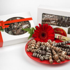 Milk & Dark Chocolate Covered Cinnamon Sugar Stiks & Honey Graham Stiks