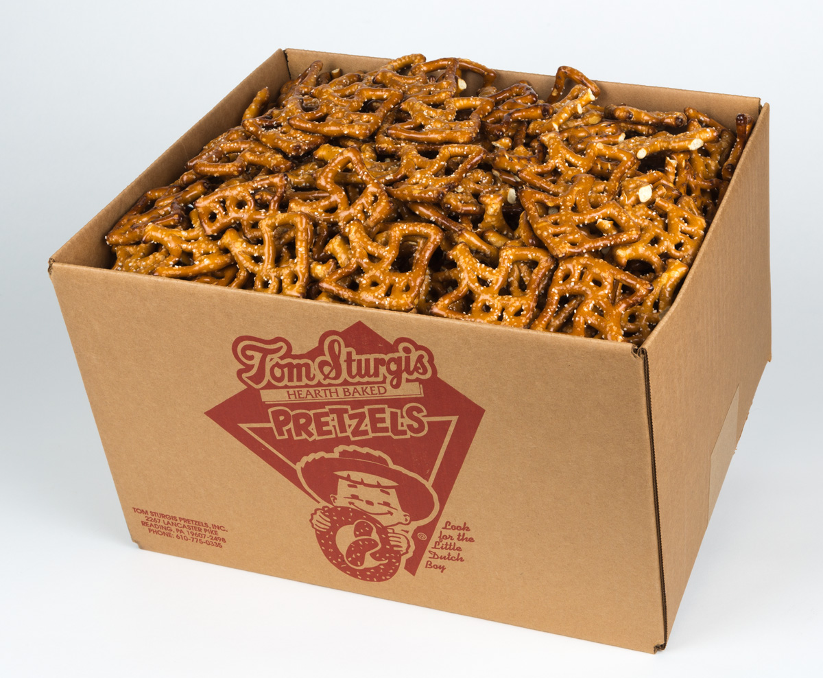 Horse And Buggy Pretzels Large Carton Tom Sturgis Pretzels