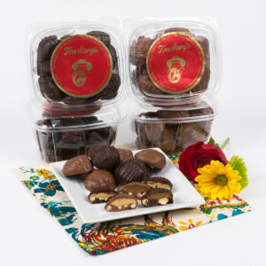 Dark/Milk Chocolate Peanut Butter Filled Pretzels - Tubs