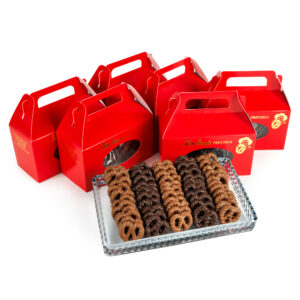 Chocolate Covered Little Ones® Pretzels - Red Tote
